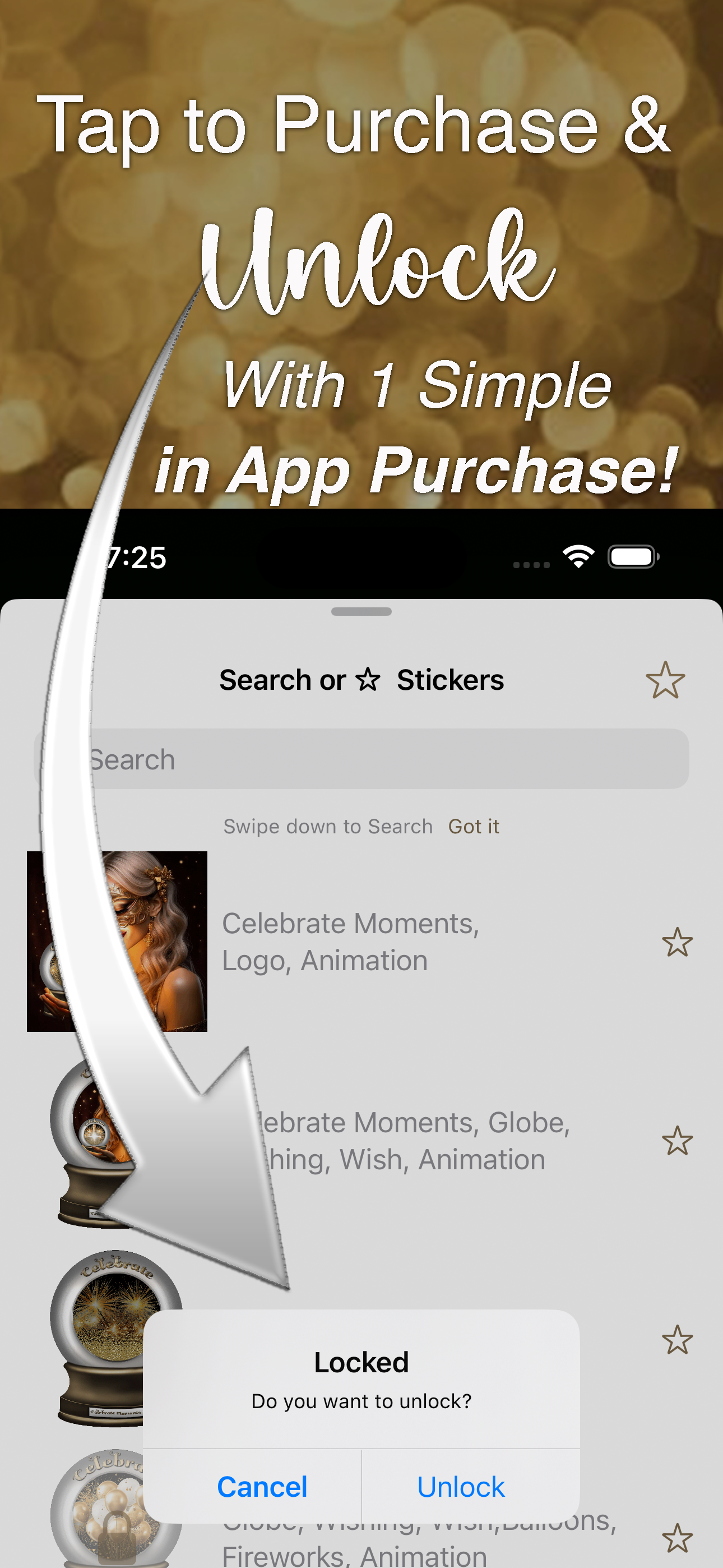 Celebrate Moments Sticker Pack screenshot 20
