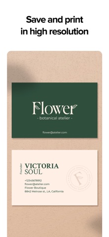 Business Card Maker - Visiting Screenshot 8 of 8