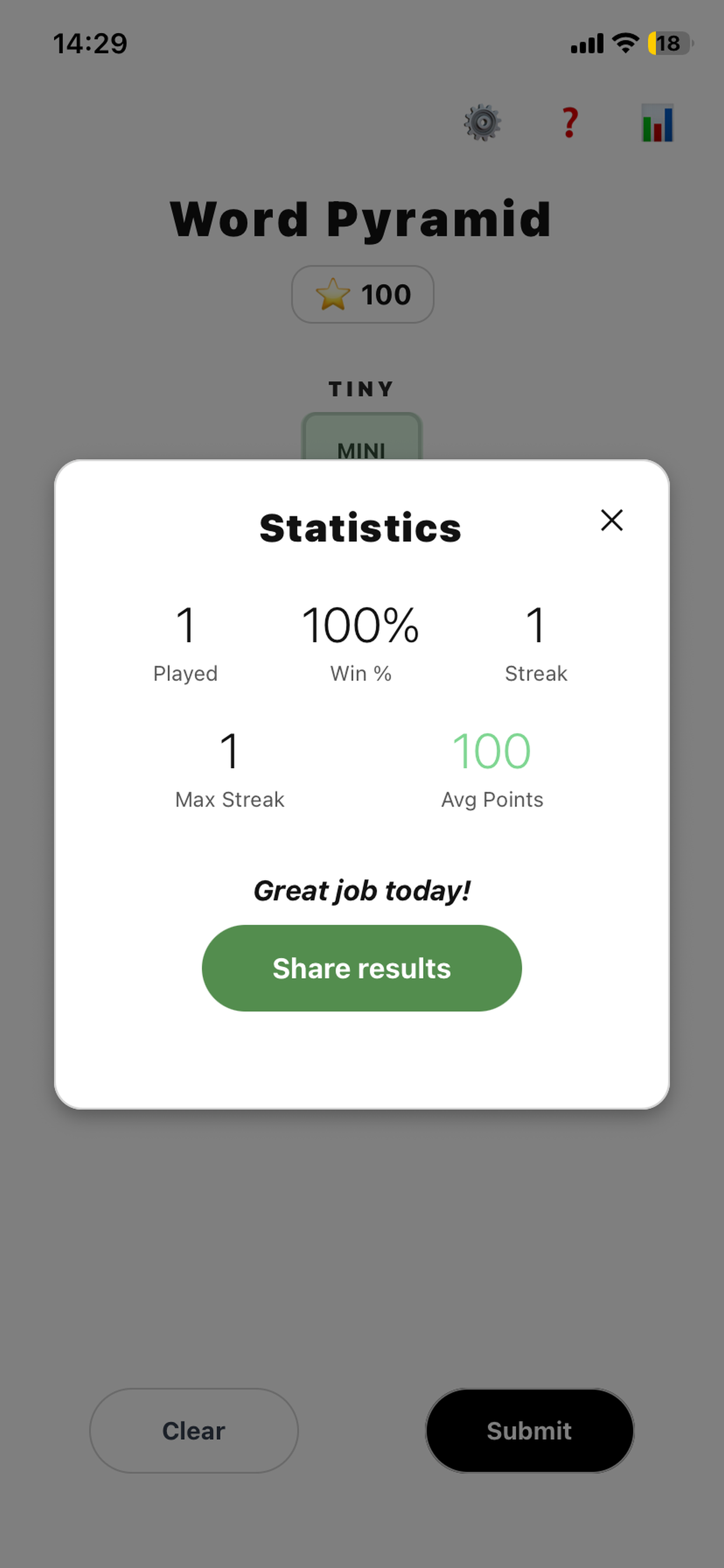 Word Pyramid  - A Daily Puzzle screenshot 4