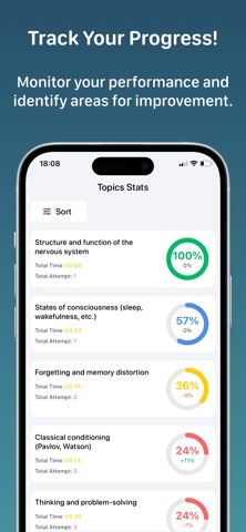 Psychology -Quiz iPhone screenshot