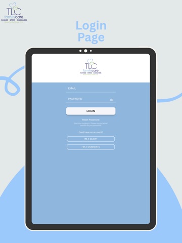 TLC Family Care iPad screenshot