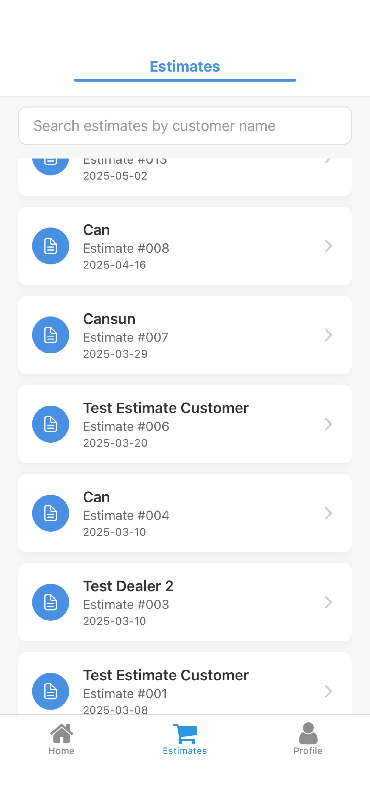 Quick Estimates SupplyCircle
