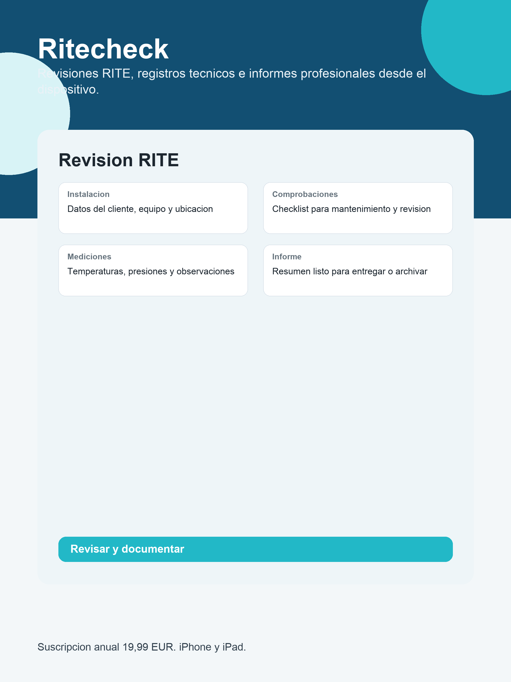 Ritecheck screenshot 2