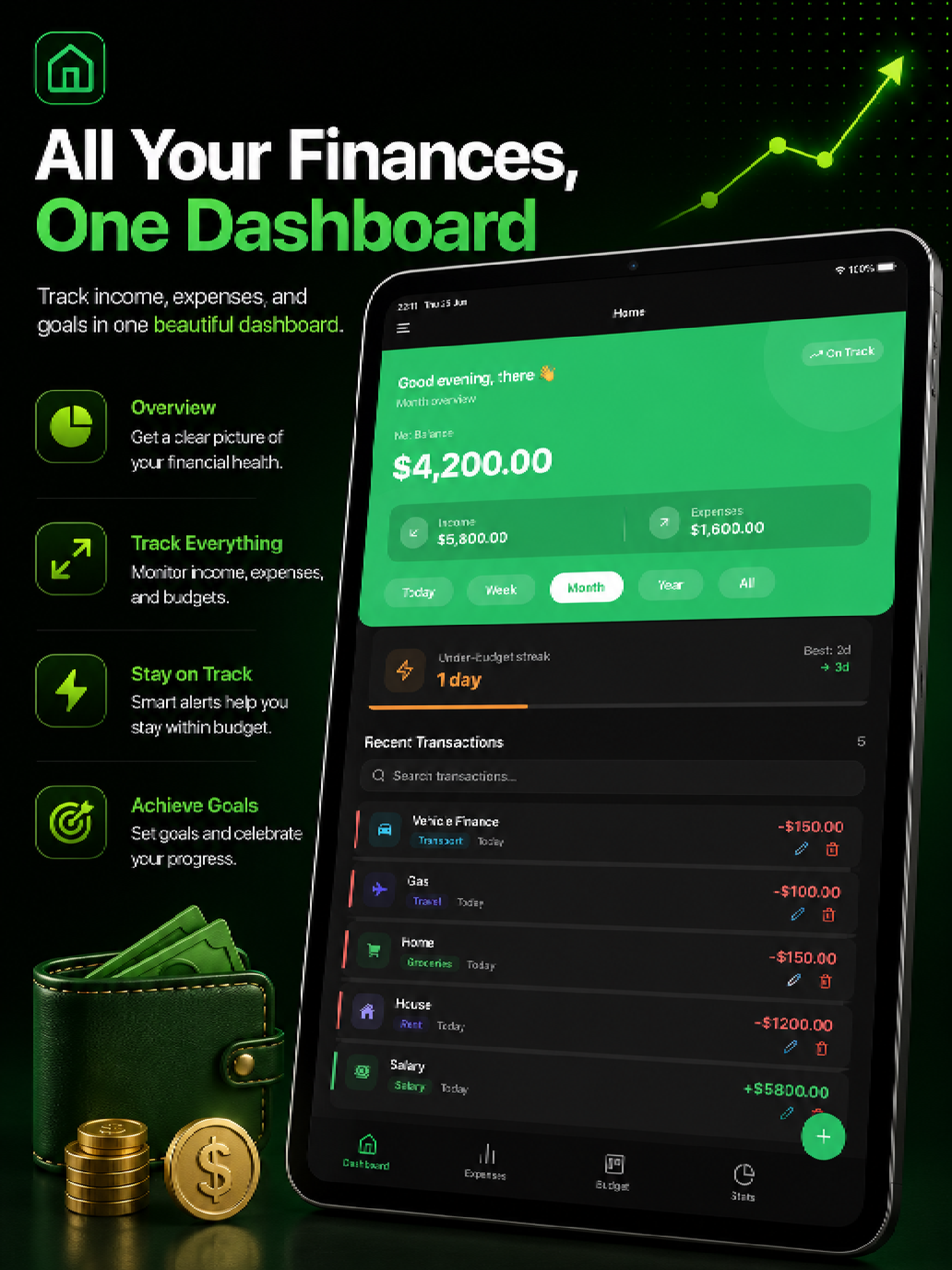Spendly- Budget & Expenses screenshot 5