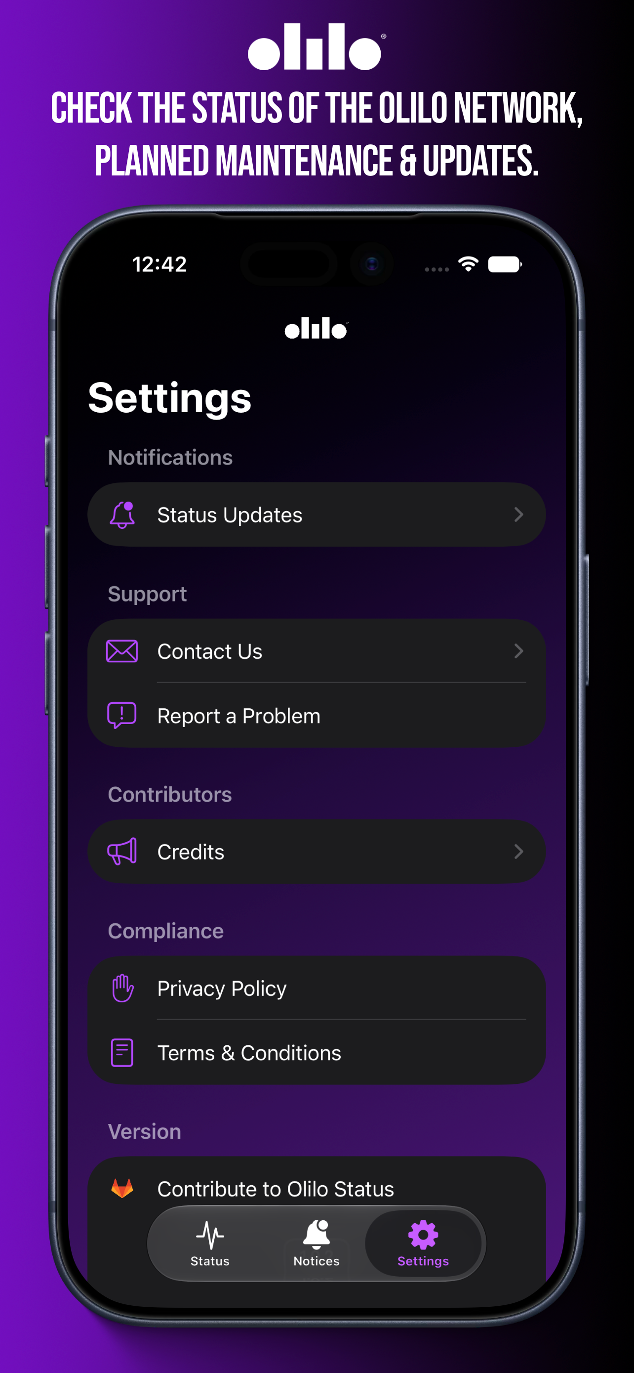 Olilo Status screenshot 3