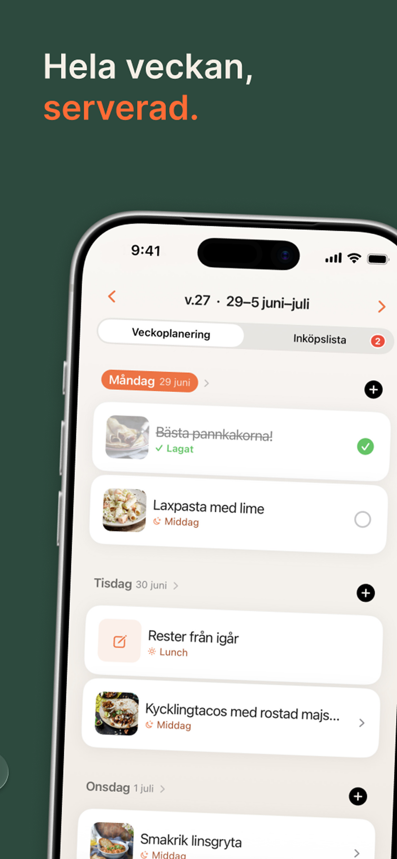 Aptit – Recept & Inköp screenshot 4