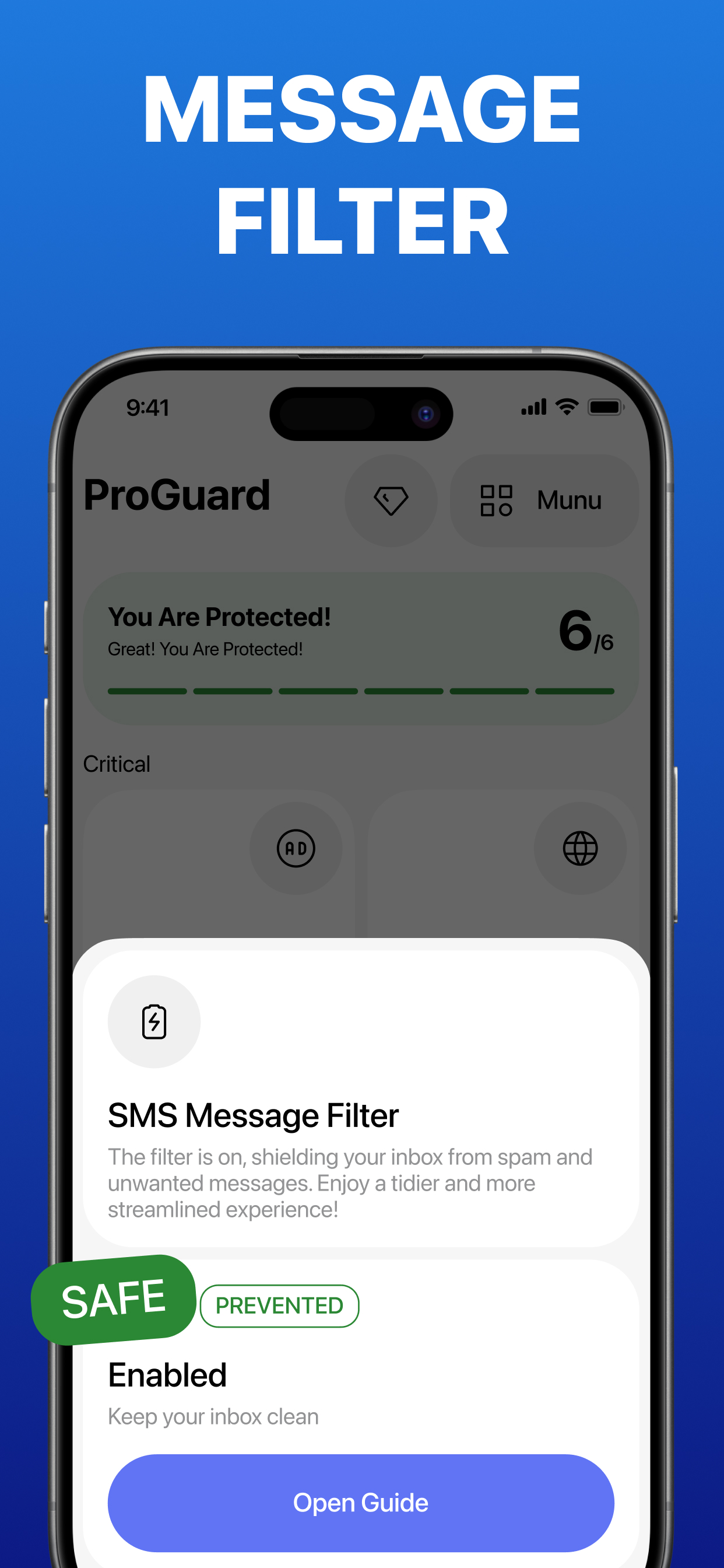 Protection & Safety: ProGuard screenshot 4