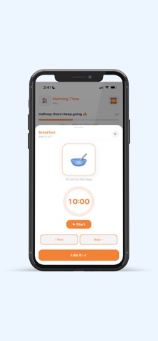 Tiny Steps: Daily Routines iPhone screenshot