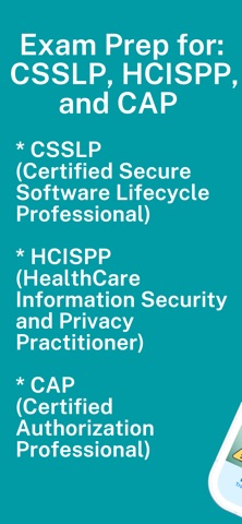 CSSLP, HCISPP, & CAP Exam Prep screenshot