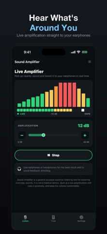 Sound Amplifier + Screenshot 3 of 3