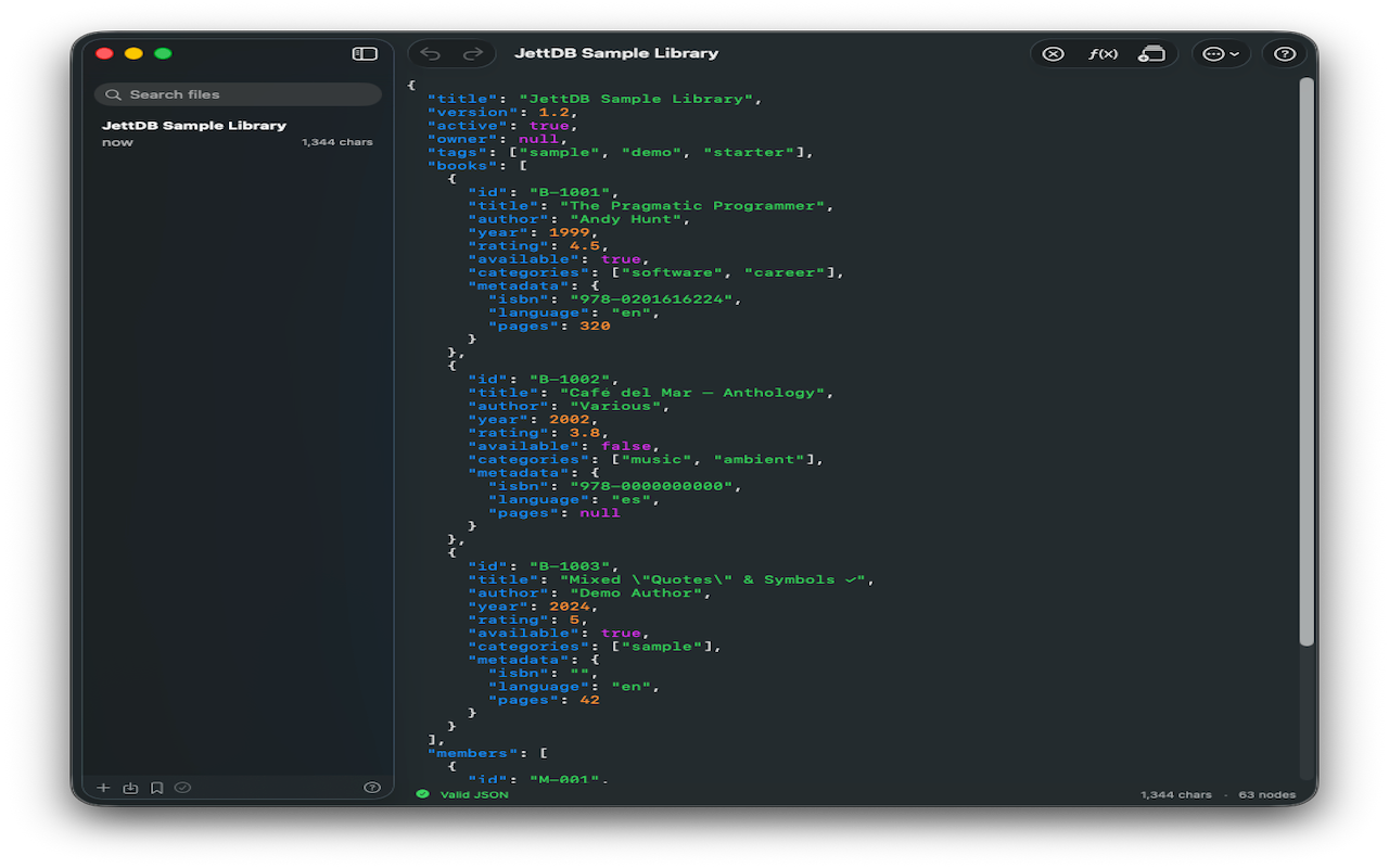 JettDB screenshot 9