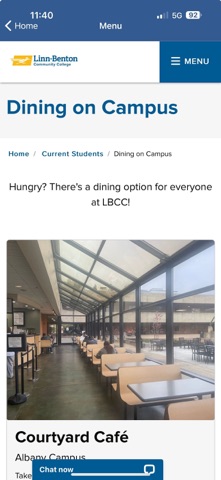 LBCC Campus Dining screenshot