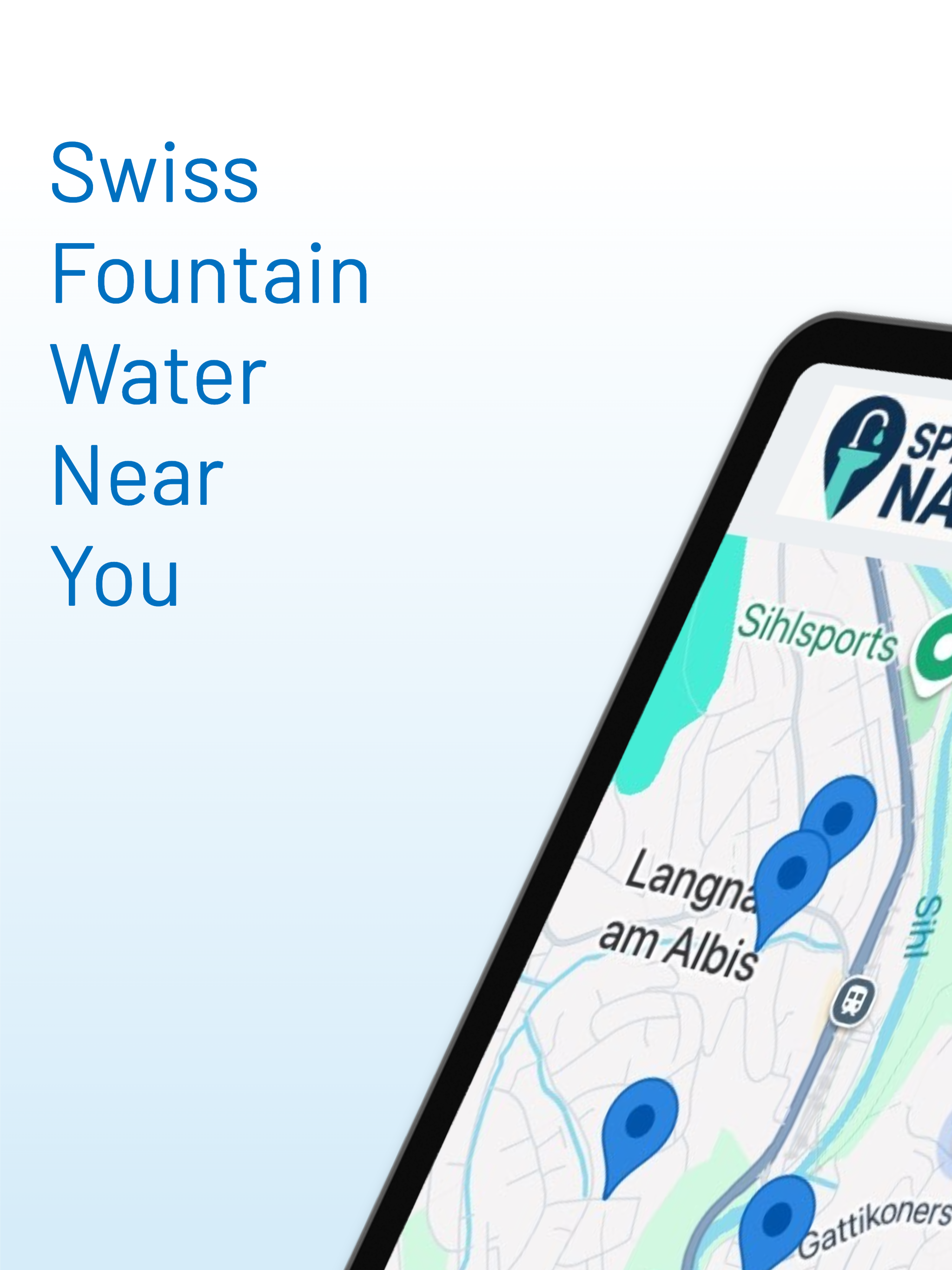 Swiss Water Finder: SpringNavi