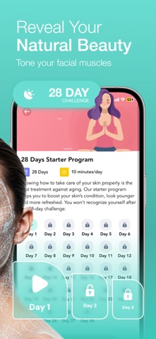 Face Yoga - Face Exercises Screenshot 2 of 6