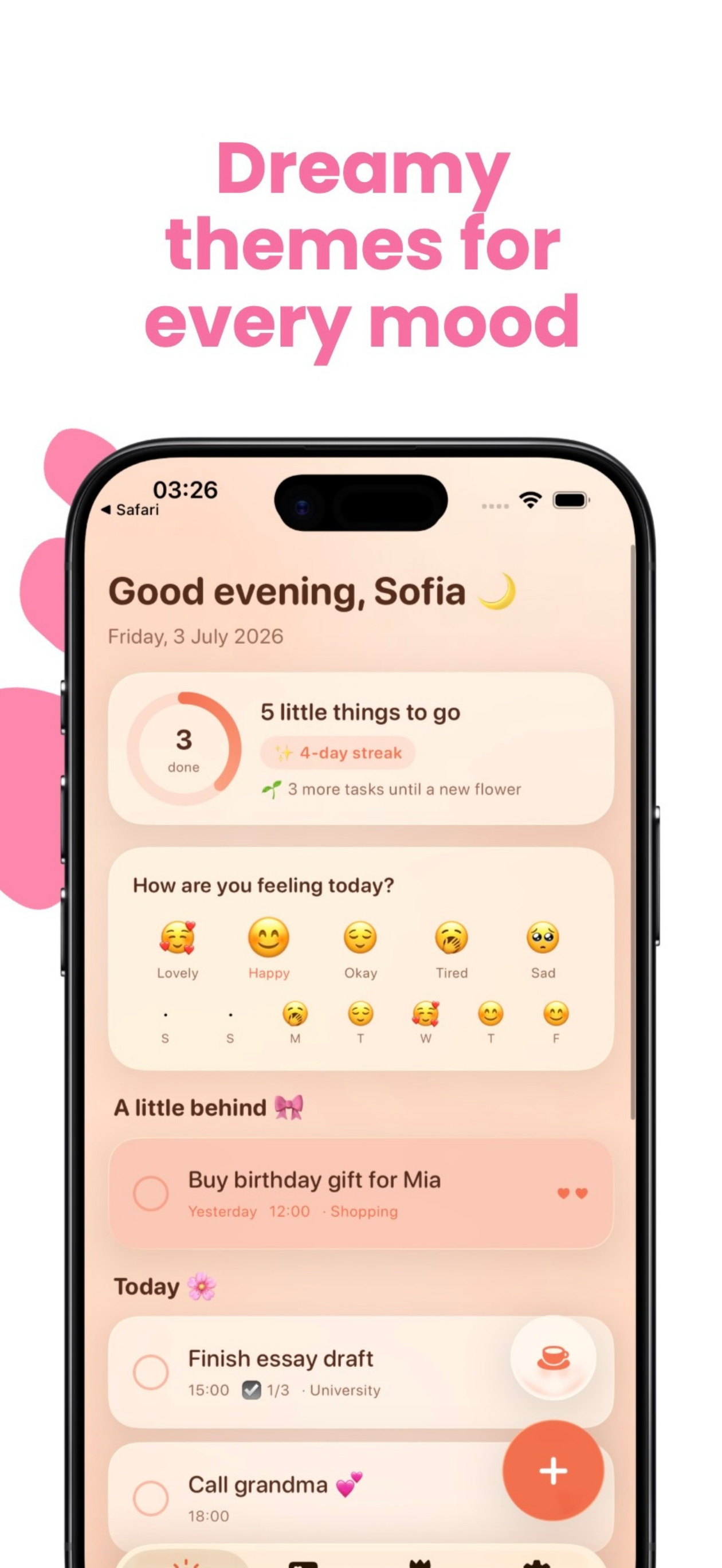 Blossom: cute To Do List screenshot 7