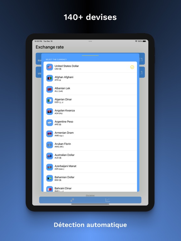 Screenshot #6 pour Convertisseur devises offline