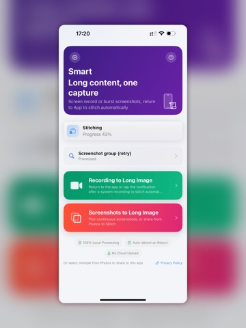 SmartScrollCapture iPad screenshot