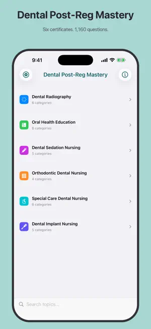Dental Post-Reg Mastery screenshot 1