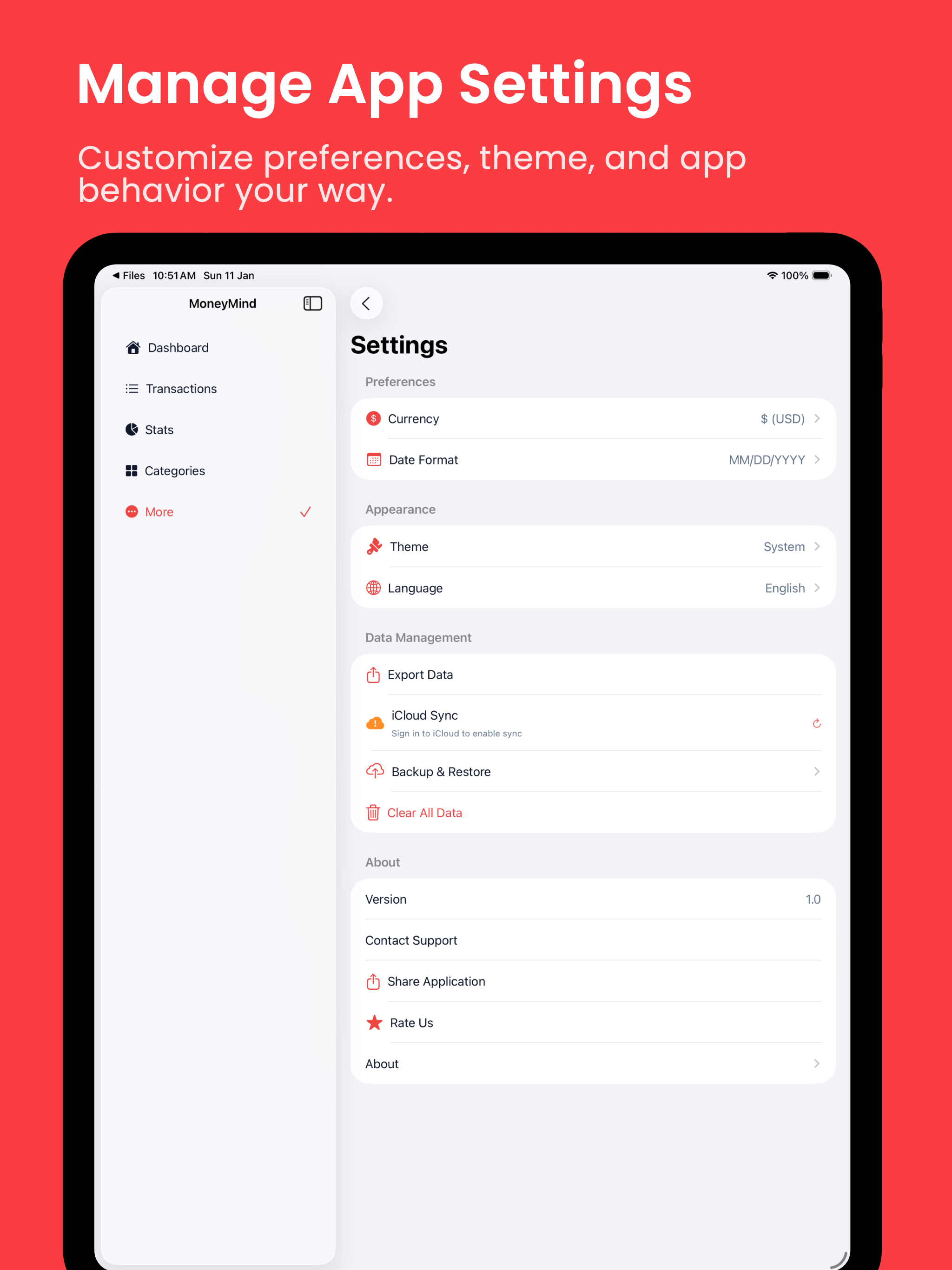 Expense Manager – Money App