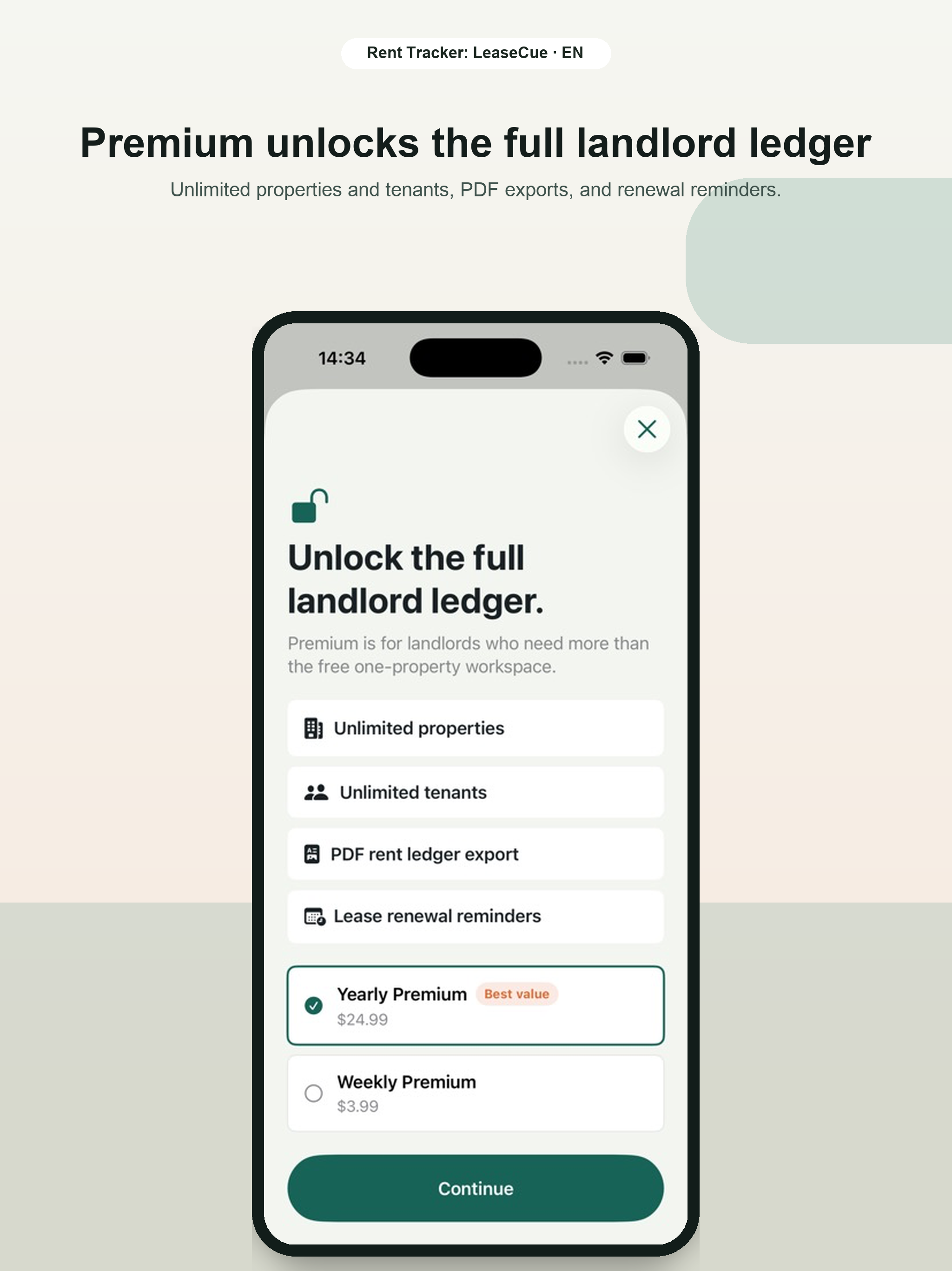 Rent Tracker: LeaseCue screenshot 12