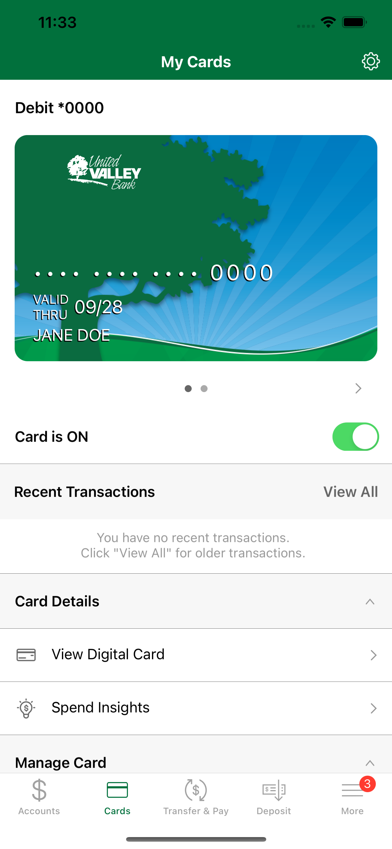 United Valley Bank Mobile