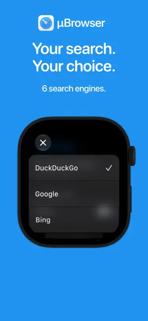 µBrowser: Watch Web Browser screenshot 4