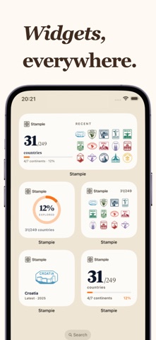 Stampie: Travel Tracker & Map screenshot