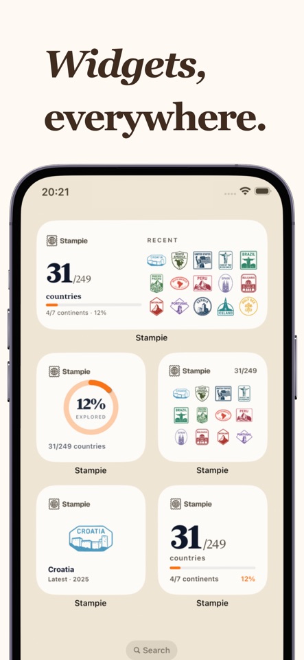 Stampie: Travel Tracker & Map screenshot 9
