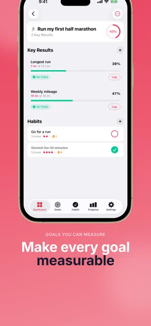 Goal OS: Goal & Habit Tracker screenshot 2