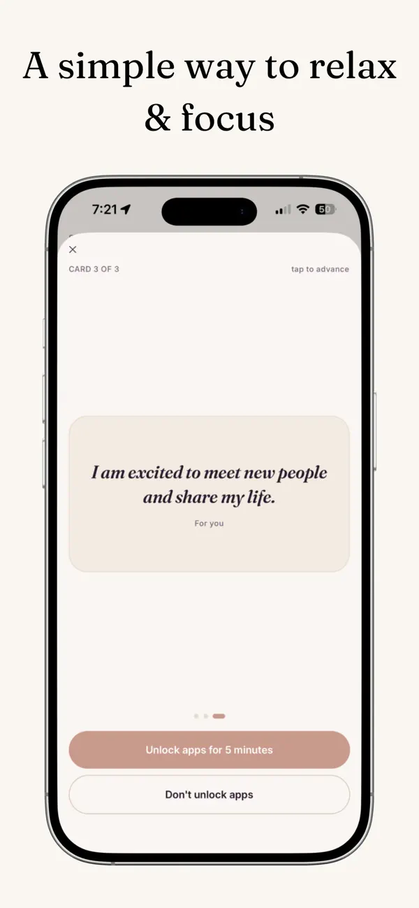 Screenshot #3 pour Affirmation Lock: App Block