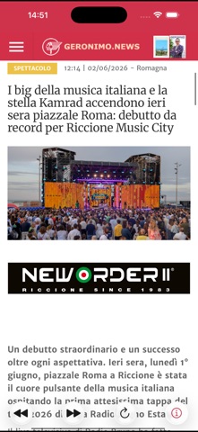 Geronimo.news iPhone screenshot
