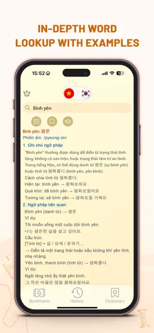 Hanvi Dict : Korean Vietnamese screenshot 3