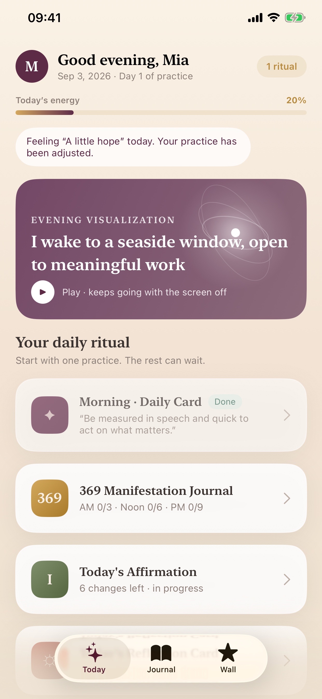 Screenshot 1 of LumiVow