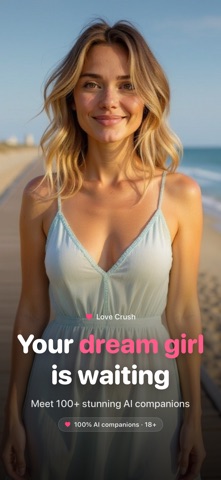 Love Crush: AI Girlfriend Chat iPhone screenshot