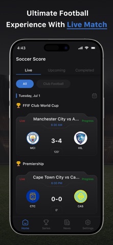 Football Live Scores & Alerts screenshot
