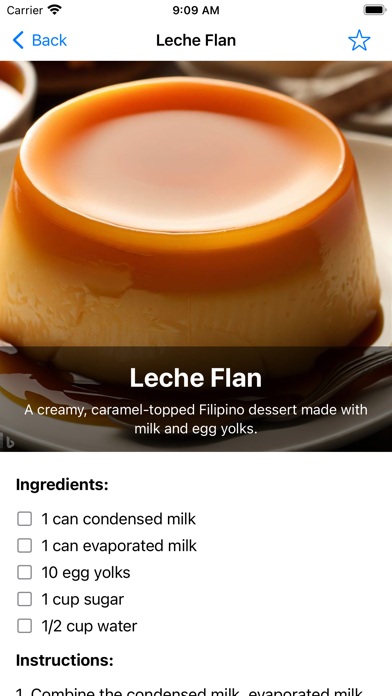 Filipino Food Recipes Offline Screenshot