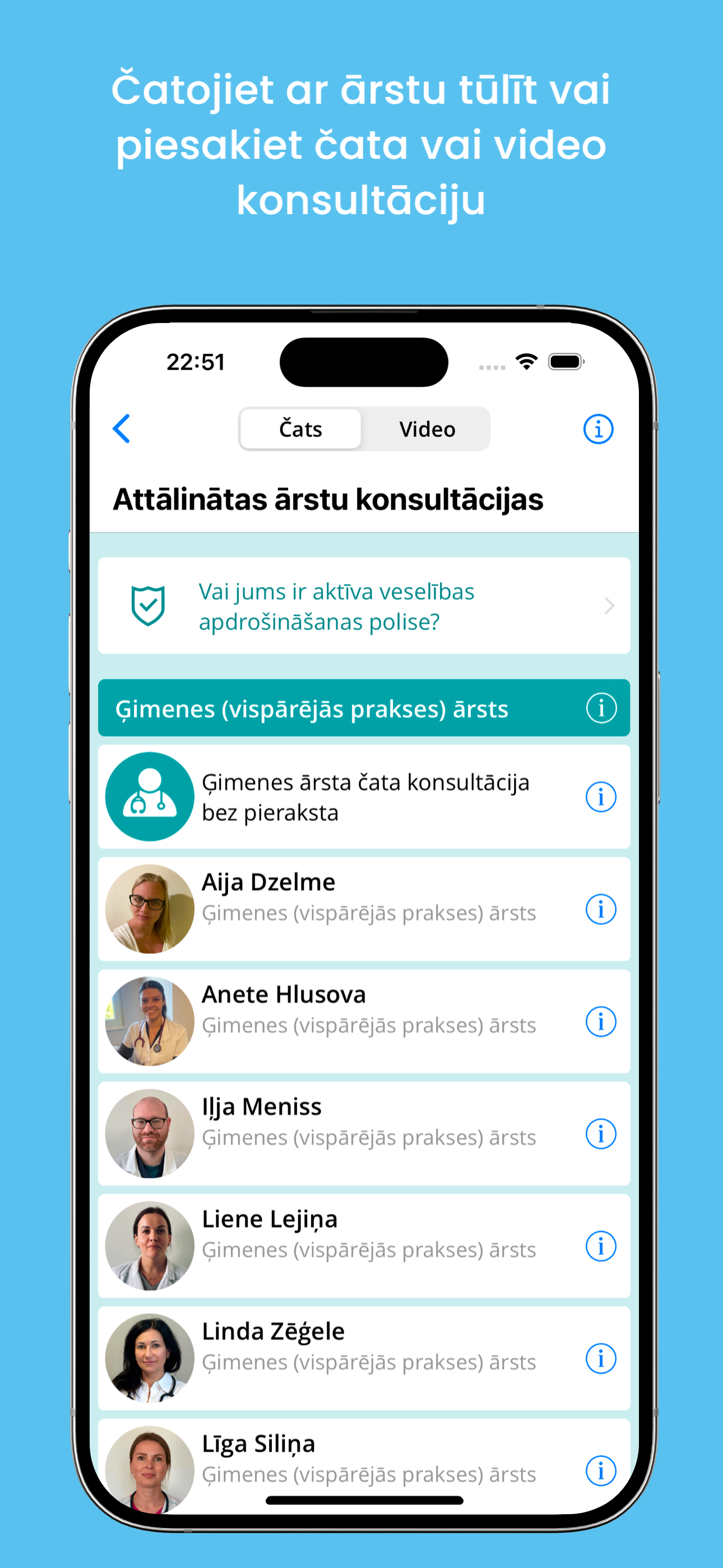 MyEmerg - ārstu konsultācijas