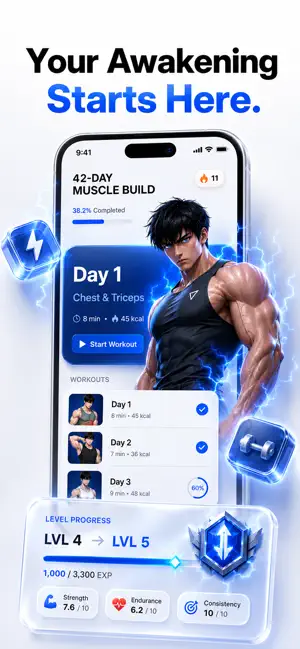 AscendNow: Home Workout & Gym screenshot 1