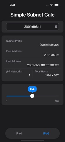 Simple Subnet Calc Screenshot 4 of 5