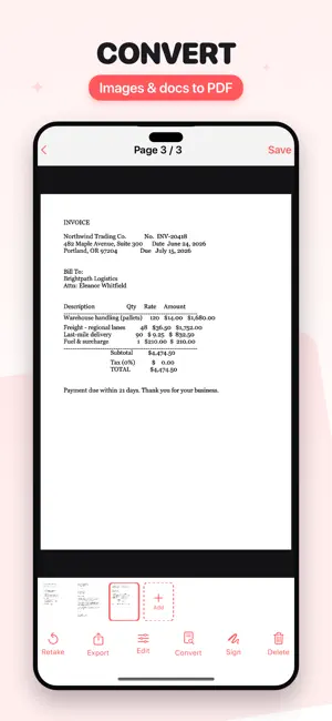 Pixy Scanner : Scan to PDF screenshot 2
