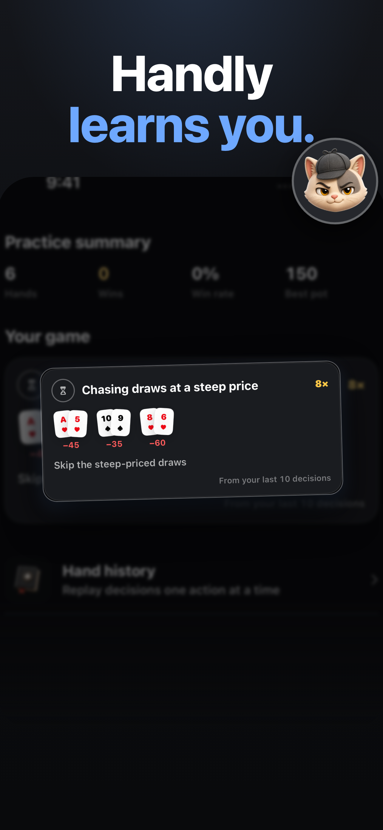 Handly: Learn Poker Offline screenshot 3