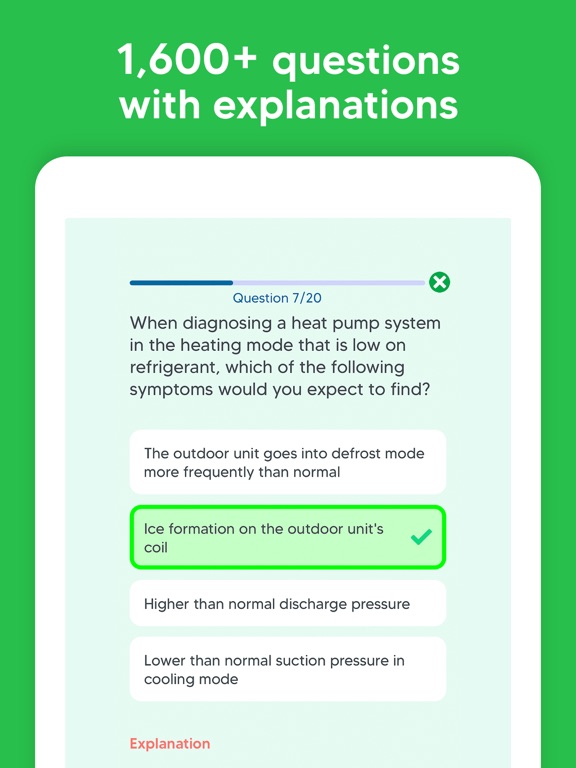 EPA 608 Exam Prep & HVAC Test iPad screenshot 2 - Education app