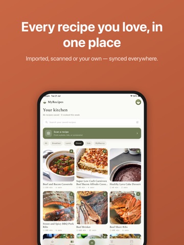 MyRecipes: Recipe Keeper iPad screenshot