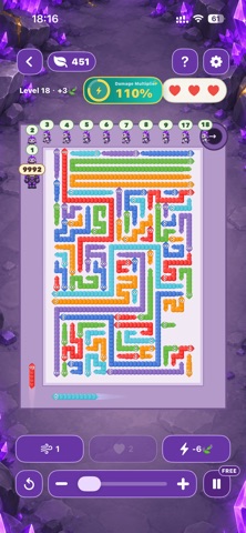 Arrow Rush: No ADS Snake Game Screenshot 2 of 4