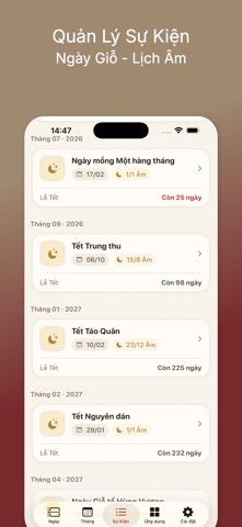 Lịch Bách Việt - Lịch Âm 2026 screenshot