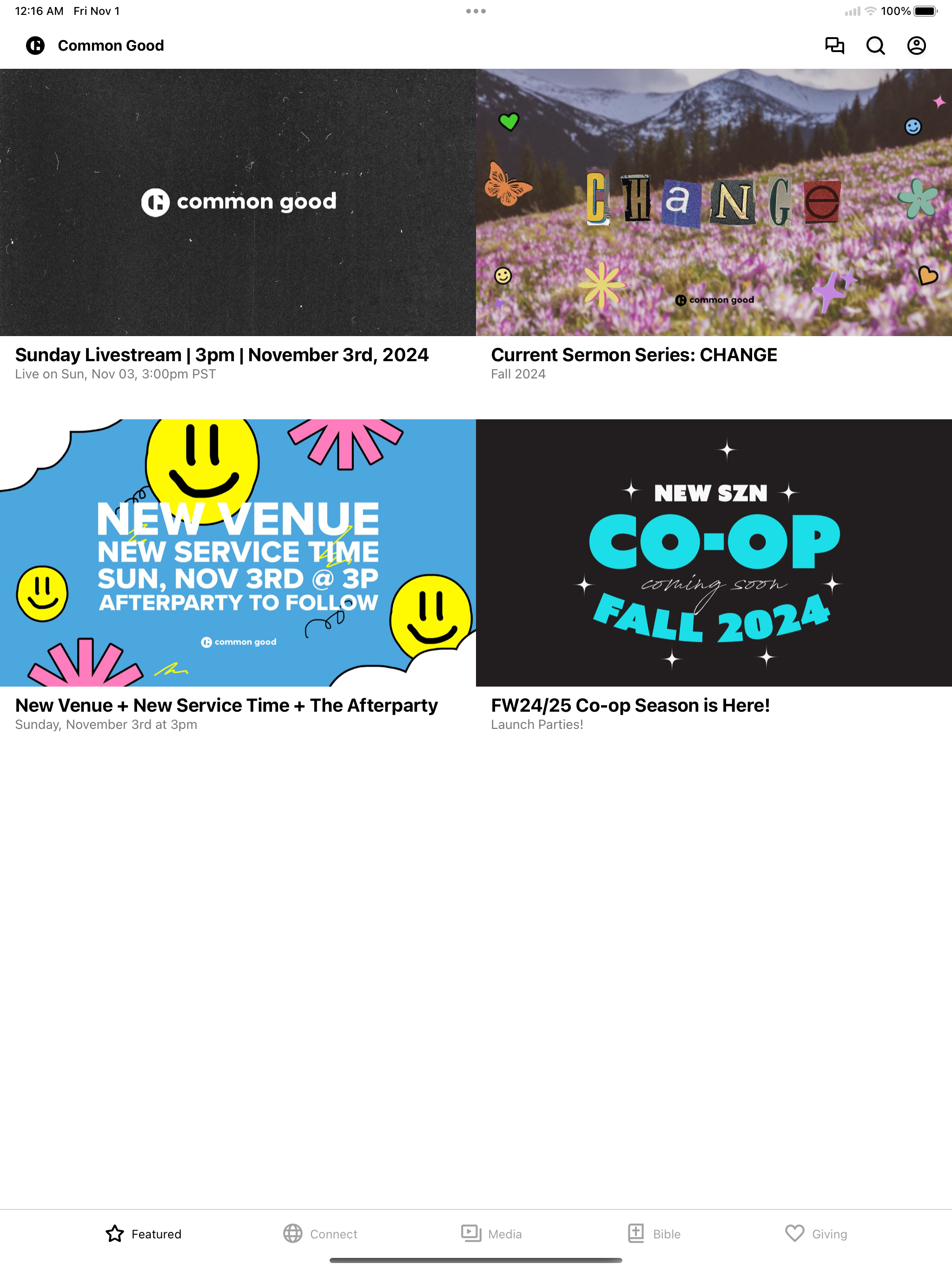 Common Good Church screenshot 4