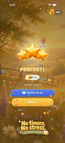 Letterow: Cozy Word Puzzle iPhone screenshot