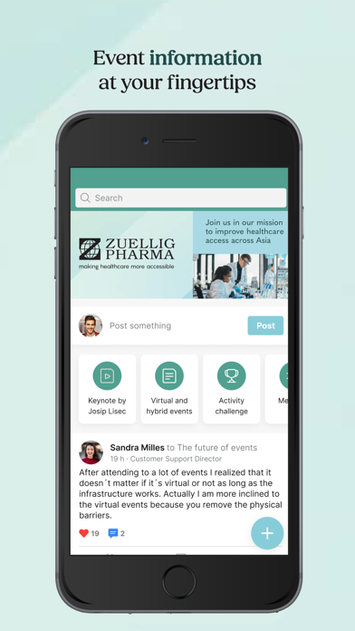 Zuellig Pharma Events Screenshot
