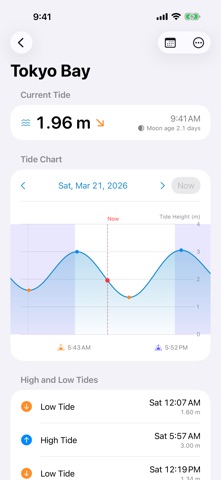 Shiomi - Simple Tide Chart Screenshot 1 of 4