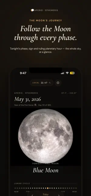 Aperio Ephemeris screenshot 1